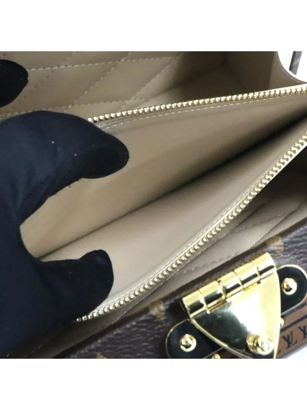 Louis Vuitton Monogram Petite Valise Trunk 2-Way Handbag